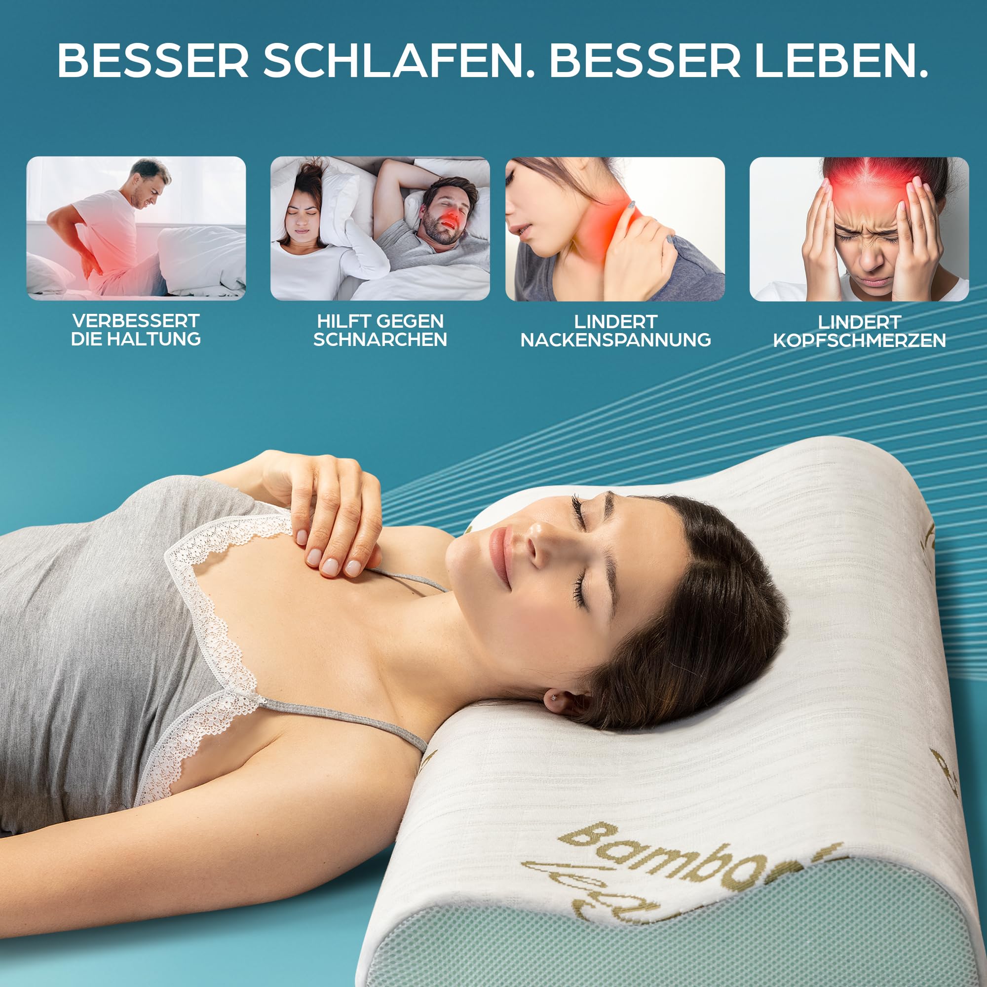 Flowen Neck Pillow, Orthopaedic Pillow, Medical Device, Neck